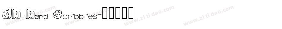 DH Hand Scribblies字体转换